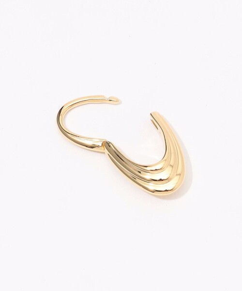 TOMORROWLAND （トゥモローランド）の「Otiumberg. Roscida Ridged Hoops ゴールド ピアス（ピアス（両耳用）・レディース・ゴールド・FREE）」の3枚目の写真
