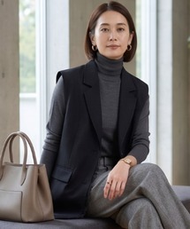 OS.LABANG（オラバン）の「裾レース ドッキング ボクシー テーラードジレ（ベスト）」