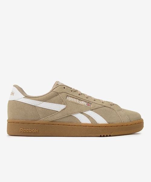 Reebok(リーボック)の「クラブシー グラウンズ UK / CLUB C GROUNDS UK(スニーカー・メンズ・ベージュ・22.5cm/23.5cm/24.5cm/24.0cm/25.0cm/26.0cm/27.5cm/28.0cm/29.0cm/30.0cm)」の1枚目の写真