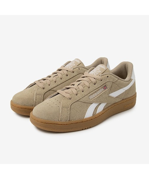 Reebok(リーボック)の「クラブシー グラウンズ UK / CLUB C GROUNDS UK(スニーカー・メンズ・ベージュ・22.5cm/23.5cm/24.5cm/24.0cm/25.0cm/26.0cm/27.5cm/28.0cm/29.0cm/30.0cm)」の2枚目の写真