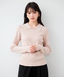 襟付きニット」に該当するベージュ系のファッション通販 - ZOZOTOWN