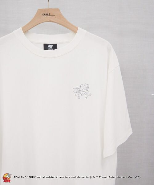 Tom&Jerry(トムアンドジェリー)の「トムアンドジェリー半袖T(Tシャツ/カットソー・メンズ・チャコールグレー/アイボリー・M/L)」の17枚目の写真