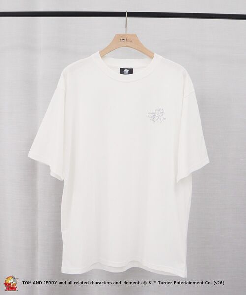 Tom&Jerry(トムアンドジェリー)の「トムアンドジェリー半袖T(Tシャツ/カットソー・メンズ・チャコールグレー/アイボリー・M/L)」の19枚目の写真