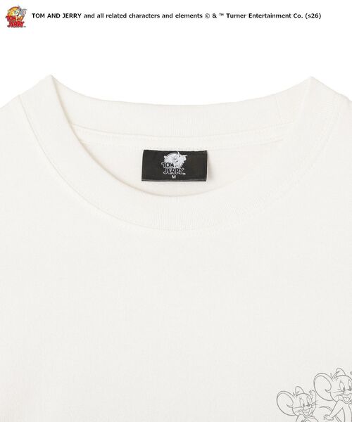Tom&Jerry(トムアンドジェリー)の「トムアンドジェリー半袖T(Tシャツ/カットソー・メンズ・チャコールグレー/アイボリー・M/L)」の10枚目の写真