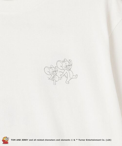 Tom&Jerry(トムアンドジェリー)の「トムアンドジェリー半袖T(Tシャツ/カットソー・メンズ・チャコールグレー/アイボリー・M/L)」の12枚目の写真