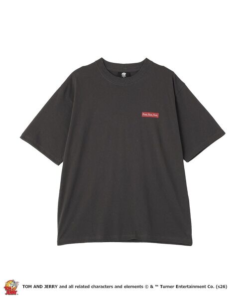 Tom&Jerry(トムアンドジェリー)の「トムアンドジェリー半袖T(Tシャツ/カットソー・メンズ・チャコールグレー/アイボリー・M/L)」の8枚目の写真