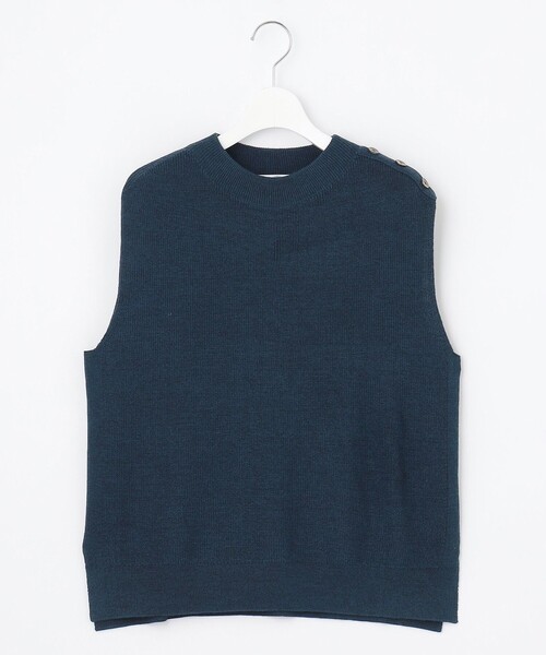 J.PRESS(ジェイプレス)の「【プラスワンアイテムに】DRALON MERINO ニット ベスト(ベスト・レディース・ピーコックグリーン系/ベージュ系/ネイビー系/ライトグレー系/ダークブラウン系・T13/T15)」の14枚目の写真