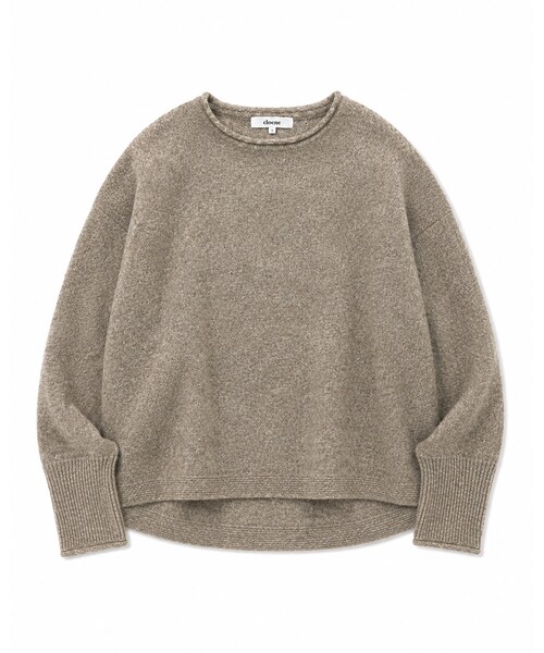 cloenc(クロエンス)の「【WEB限定カラーあり】ドルマンスリーブニット 美フォルム 10色展開(ニット/セーター・レディース・チャコール/ピンク系その他/ワインレッド/ベージュ系その他7/ベージュ系8/グレー系4/オフホワイト/ライトグリーン系/ブルー系5/ライトイエロー系9・02/00)」の5枚目の写真