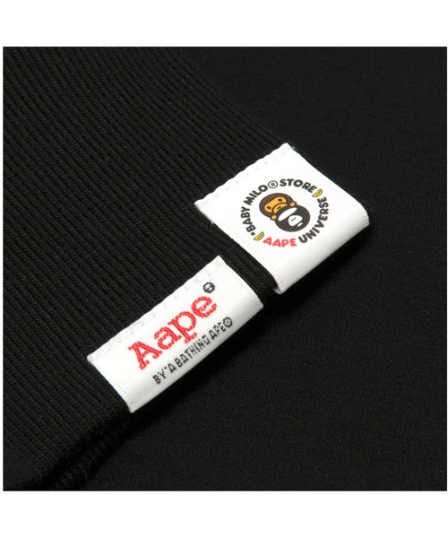 AAPE BY A BATHING APE（エーエイプバイアベイシングエイプ）の「AAPE X BABY MILO STORE ZIP UP HOODIE（パーカー・メンズ・ブラック・SMALL/XX-LARGE/LARGE）」の5枚目の写真