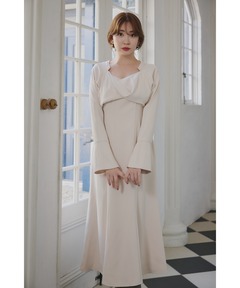 ワンピース herlipto Tie Front Embroidery Dress Elsie Twist-Front Dress（ワンピース）｜Her lip to（ハーリップ