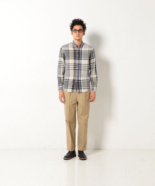 Steven Alan（スティーブンアラン）の「＜Steven Alan＞ OXFORD 1PLEAT BAGGY TAPERED/ﾊﾟﾝﾂ◆（その他パンツ・メンズ・ブラック/ベージュ/ホワイト・X-LARGE/LARGE/MEDIUM/SMALL）」の16枚目の写真