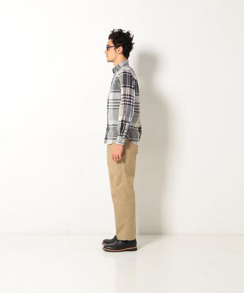 Steven Alan（スティーブンアラン）の「＜Steven Alan＞ OXFORD 1PLEAT BAGGY TAPERED/ﾊﾟﾝﾂ◆（その他パンツ・メンズ・ブラック/ベージュ/ホワイト・X-LARGE/LARGE/MEDIUM/SMALL）」の9枚目の写真