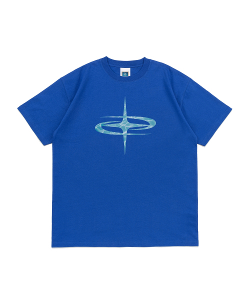 NET SOCIAL CLUB(ネットソーシャルクラブ)の「オービットコネクトシンボル半袖Tシャツ(オーシャンブルー)(Tシャツ/カットソー・レディース・その他・LARGE/X-LARGE/SMALL/MEDIUM)」の1枚目の写真
