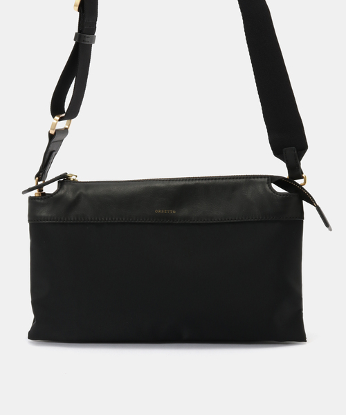 ORSETTO（オルセット）の「ORSETTO / オルセット PARETE NYLON SHOULDER（ショルダーバッグ・レディース・ブラック・FREE）」の3枚目の写真