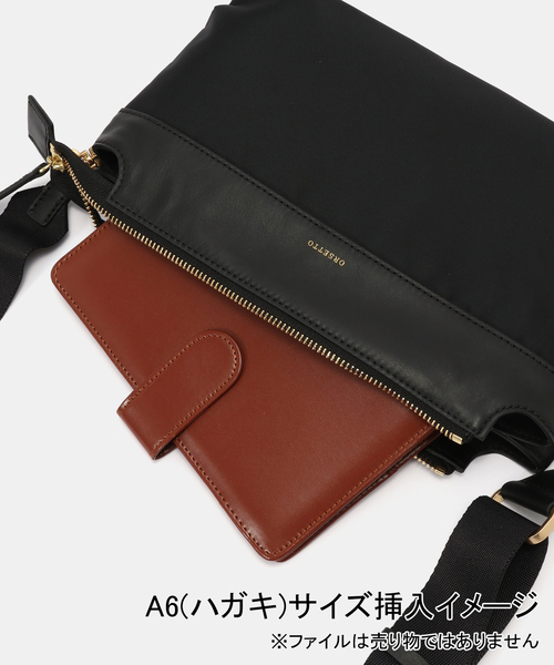 ORSETTO（オルセット）の「ORSETTO / オルセット PARETE NYLON SHOULDER（ショルダーバッグ・レディース・ブラック・FREE）」の8枚目の写真