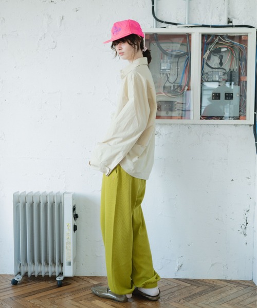 common gull products.(コモンガルプロダクツ)の「片付かないワッフルパンツ(その他パンツ・レディース・ラベンダー/アイボリー/オリーブ系/ネイビー・SMALL/MEDIUM/LARGE)」の14枚目の写真