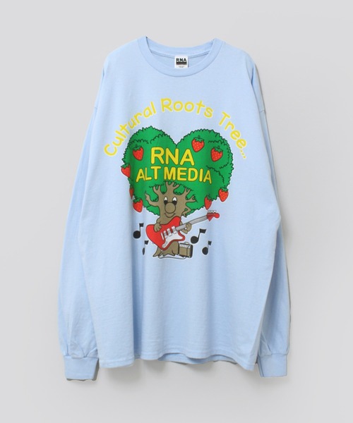 RNA(アールエヌエー)の「M2729 ハートツリープリントロンT(Tシャツ/カットソー・レディース・アッシュグレー/ブラック/ライトブルー・MEDIUM)」の3枚目の写真