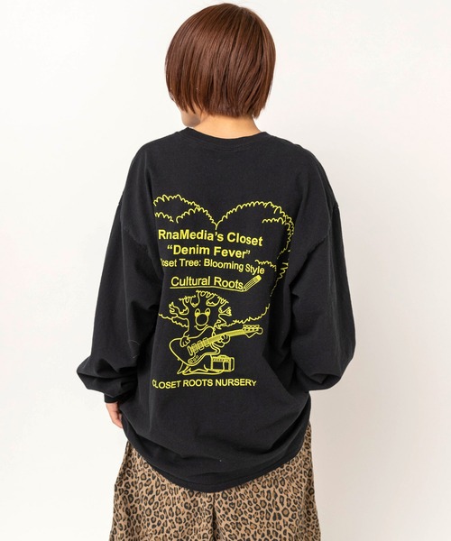 RNA(アールエヌエー)の「M2729 ハートツリープリントロンT(Tシャツ/カットソー・レディース・アッシュグレー/ブラック/ライトブルー・MEDIUM)」の12枚目の写真