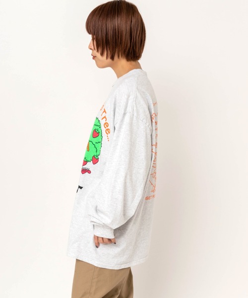 RNA(アールエヌエー)の「M2729 ハートツリープリントロンT(Tシャツ/カットソー・レディース・アッシュグレー/ブラック/ライトブルー・MEDIUM)」の14枚目の写真
