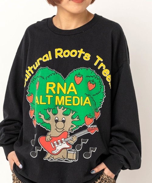 RNA(アールエヌエー)の「M2729 ハートツリープリントロンT(Tシャツ/カットソー・レディース・アッシュグレー/ブラック/ライトブルー・MEDIUM)」の19枚目の写真