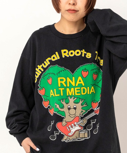 RNA(アールエヌエー)の「M2729 ハートツリープリントロンT(Tシャツ/カットソー・レディース・アッシュグレー/ブラック/ライトブルー・MEDIUM)」の20枚目の写真