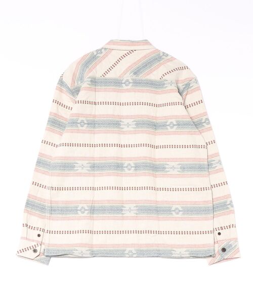 BILLABONG(ビラボン)の「BILLABONG メンズ OFFSHORE JACQUARD FLANNEL 長袖シャツ 【2026年秋冬モデル】/ビラボンネイティブテイストジャガード柄シャツ(シャツ/ブラウス・メンズ・ブルー系その他/クリーム・X-LARGE/LARGE/MEDIUM)」の3枚目の写真