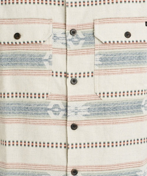 BILLABONG(ビラボン)の「BILLABONG メンズ OFFSHORE JACQUARD FLANNEL 長袖シャツ 【2026年秋冬モデル】/ビラボンネイティブテイストジャガード柄シャツ(シャツ/ブラウス・メンズ・ブルー系その他/クリーム・X-LARGE/LARGE/MEDIUM)」の9枚目の写真