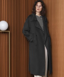 【2026AW】【上質ウール70%】3WAY襟アレンジロングコート