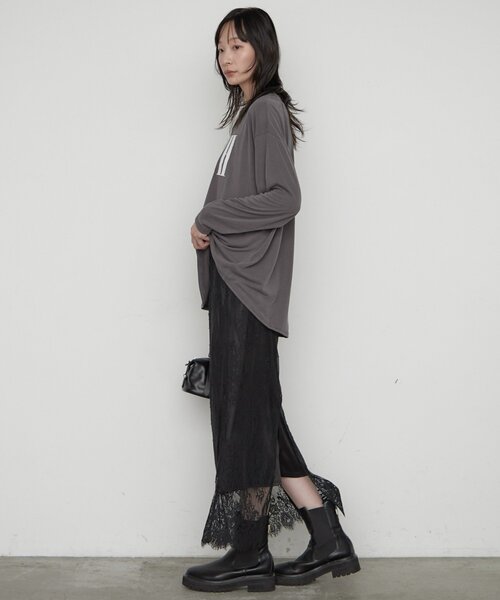 LOUNGEDRESS(ラウンジドレス)の「レーススカート(スカート・レディース・オフホワイト/ブラック・36/38)」の18枚目の写真