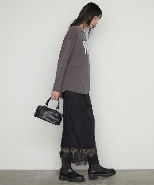 LOUNGEDRESS(ラウンジドレス)の「レーススカート(スカート・レディース・オフホワイト/ブラック・36/38)」の20枚目の写真