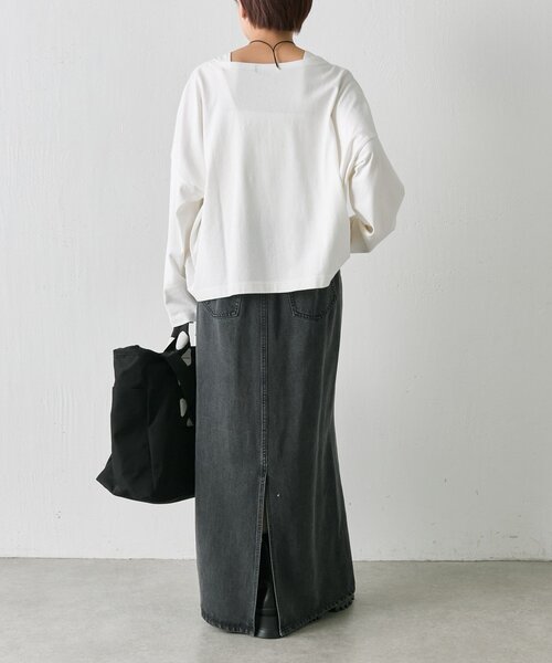 ear PAPILLONNER(イアパピヨネ)の「わんちゃんフリンジロングTシャツ【SUM1 STYLE】(Tシャツ/カットソー・レディース・ホワイト・FREE)」の9枚目の写真