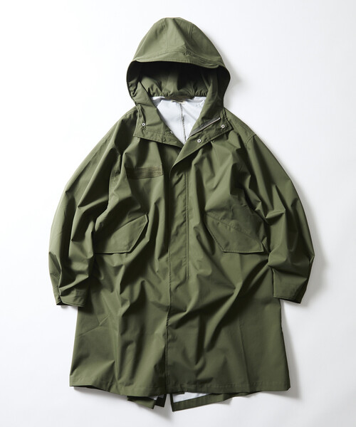 FREAK'S STORE(フリークスストア)の「限定展開 撥水加工 ナイロン モッズコート(モッズコート・メンズ・チャコールグレー/ブラック/オリーブ・LARGE/MEDIUM/SMALL)」の4枚目の写真