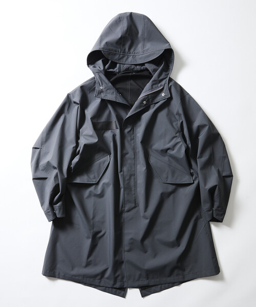 FREAK'S STORE(フリークスストア)の「限定展開 撥水加工 ナイロン モッズコート(モッズコート・メンズ・チャコールグレー/ブラック/オリーブ・LARGE/MEDIUM/SMALL)」の14枚目の写真