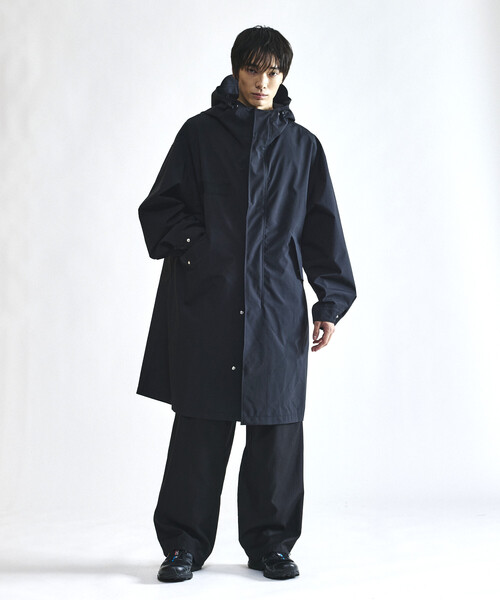 FREAK'S STORE(フリークスストア)の「限定展開 撥水加工 ナイロン モッズコート(モッズコート・メンズ・チャコールグレー/ブラック/オリーブ・LARGE/MEDIUM/SMALL)」の19枚目の写真