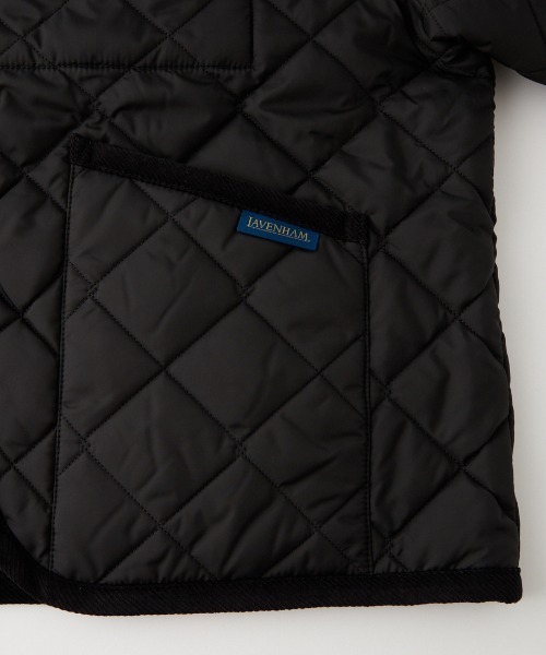 LAVENHAM（ラベンハム）の「[LAVENHAM/ラベンハム] TEYNHAM WOMENS テイナム キルティングショートジャケット（その他アウター・レディース・ブラック・8）」の5枚目の写真