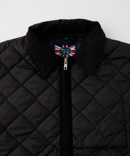 LAVENHAM（ラベンハム）の「[LAVENHAM/ラベンハム] TEYNHAM WOMENS テイナム キルティングショートジャケット（その他アウター・レディース・ブラック・8）」の3枚目の写真