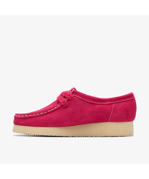 北*子様 再出品　Clarksワラビー ライトピンク モカシン セール】Wallabee.2604 / レディースワラビー2604 （ブライトピンク