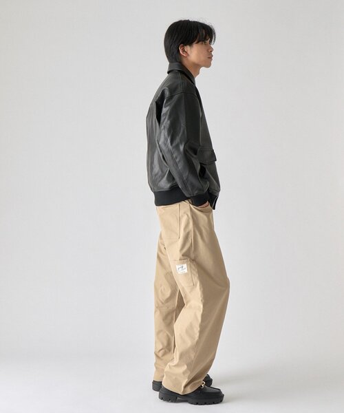 goocy(グーシー)の「【BHPC】フェイクレザーA2ジャケット(ブルゾン・メンズ・ブラウン/ブラック・LARGE/MEDIUM)」の6枚目の写真
