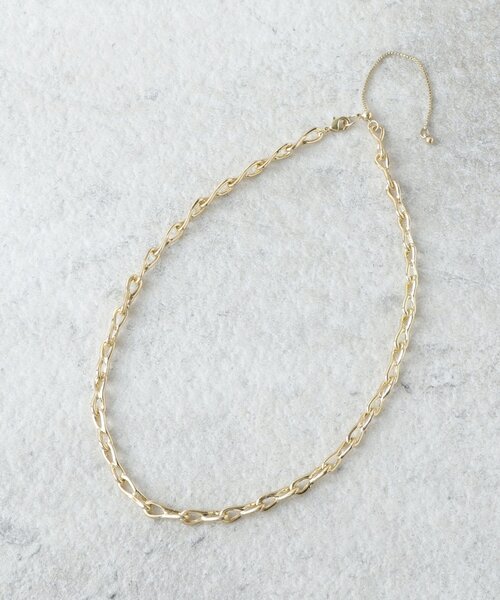 THE SHOP TK （ザ ショップ ティーケー ）の「チェーンショートネックレス（ネックレス・レディース・シルバー/ゴールド・99）」の2枚目の写真