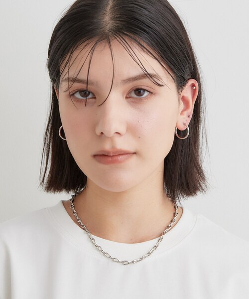 THE SHOP TK （ザ ショップ ティーケー ）の「チェーンショートネックレス（ネックレス・レディース・シルバー/ゴールド・99）」の5枚目の写真