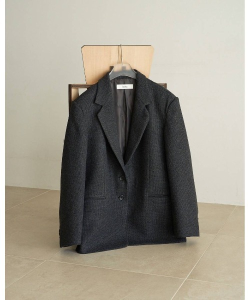 anuke Herringbone Wool Jacket