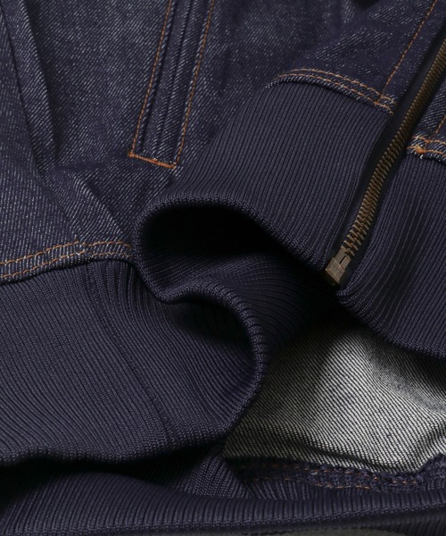adidas(アディダス)の「adidas DENIM FIREBIRD TRACK TOP(デニムジャケット・メンズ・インディゴブルー・X-LARGE/MEDIUM/LARGE)」の6枚目の写真
