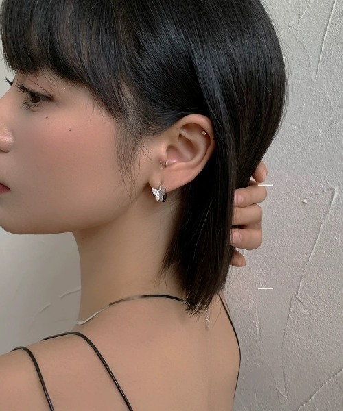 TUNE(チューン)の「【TUNE】デザインフープピアス(ピアス(両耳用)・メンズ・シルバー系5/シルバー系4/シルバー系3/シルバー系2/シルバー系1・FREE)」の17枚目の写真