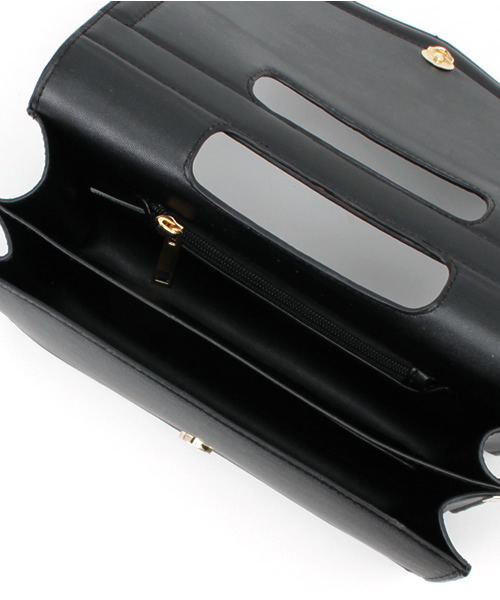 rienda（リエンダ）の「フラップハンドルショルダーBAG（ショルダーバッグ・レディース・ミント/ブラック/ホワイト・FREE）」の7枚目の写真