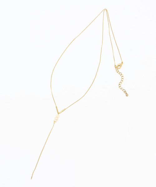 N.（N. Natural Beauty Basic）（エヌエヌナチュラルビューティーベーシック）の「ナチュラルネックレス（ネックレス・レディース・ホワイト/ブルー系その他・ﾌﾘ-）」の2枚目の写真