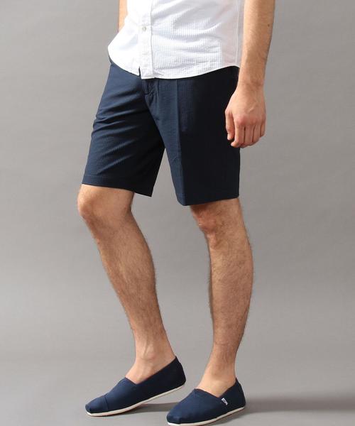 BEAUTY&YOUTH UNITED ARROWS（ビューティーアンドユースユナイテッドアローズ）の「BY ”TORAY” ドライ シアサッカー ショートパンツ◆（その他パンツ・メンズ・ネイビー/その他1/その他2/その他3・MEDIUM/LARGE/SMALL/X-LARGE）」の6枚目の写真