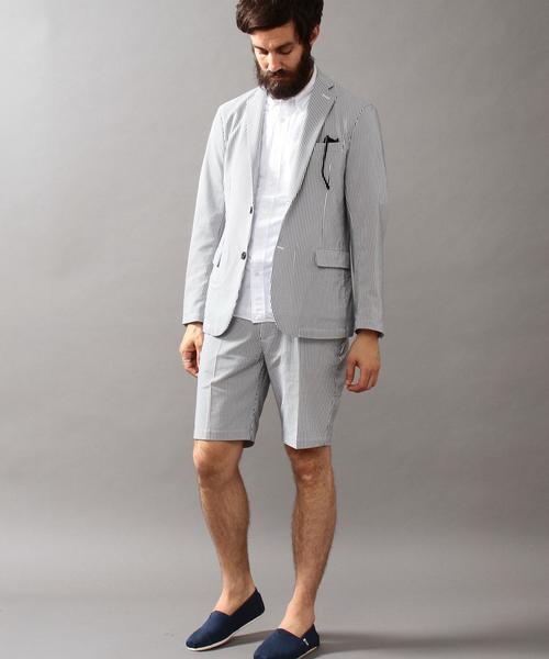 BEAUTY&YOUTH UNITED ARROWS（ビューティーアンドユースユナイテッドアローズ）の「BY ”TORAY” ドライ シアサッカー ショートパンツ◆（その他パンツ・メンズ・ネイビー/その他1/その他2/その他3・MEDIUM/LARGE/SMALL/X-LARGE）」の11枚目の写真