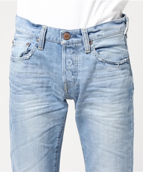 RED CARD TOKYO（レッドカード）の「RED CARD / “RHYTHM”ヴィンテージ加工デニムパンツ（デニムパンツ・メンズ・ライトブルー・28/29/30/31/32/33）」の8枚目の写真