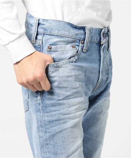 RED CARD TOKYO（レッドカード）の「RED CARD / “RHYTHM”ヴィンテージ加工デニムパンツ（デニムパンツ・メンズ・ライトブルー・28/29/30/31/32/33）」の6枚目の写真