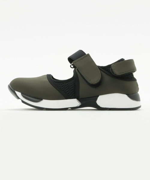 WEGO（ウィゴー）の「DISPARK/ベルクロスニーカー（スニーカー・レディース・キャメル/ブラック/カーキ・MEDIUM/LARGE）」の4枚目の写真